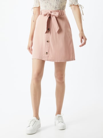 VILA Skirt in Pink: front