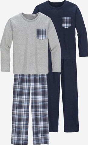 LE JOGGER Pyjamas, lang in Blau: predná strana