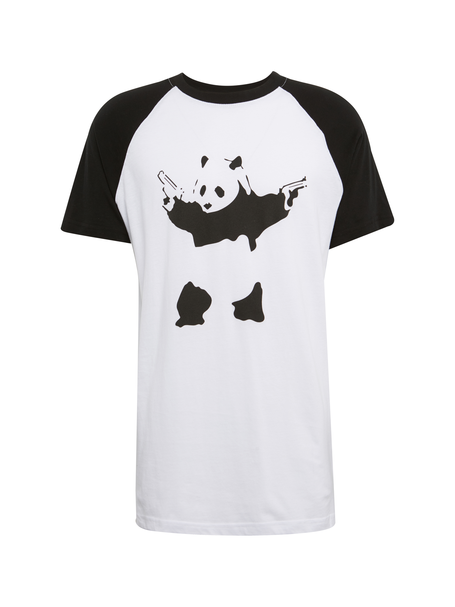 Mężczyźni Odzież Mister Tee Koszulka Banksy Panda w kolorze Białym 