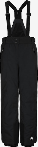 KILLTEC Regular Outdoor trousers 'Gandara' in Black: front