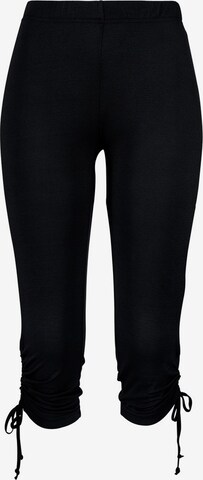 BEACH TIME Skinny Leggings 'ethno' in Black: front