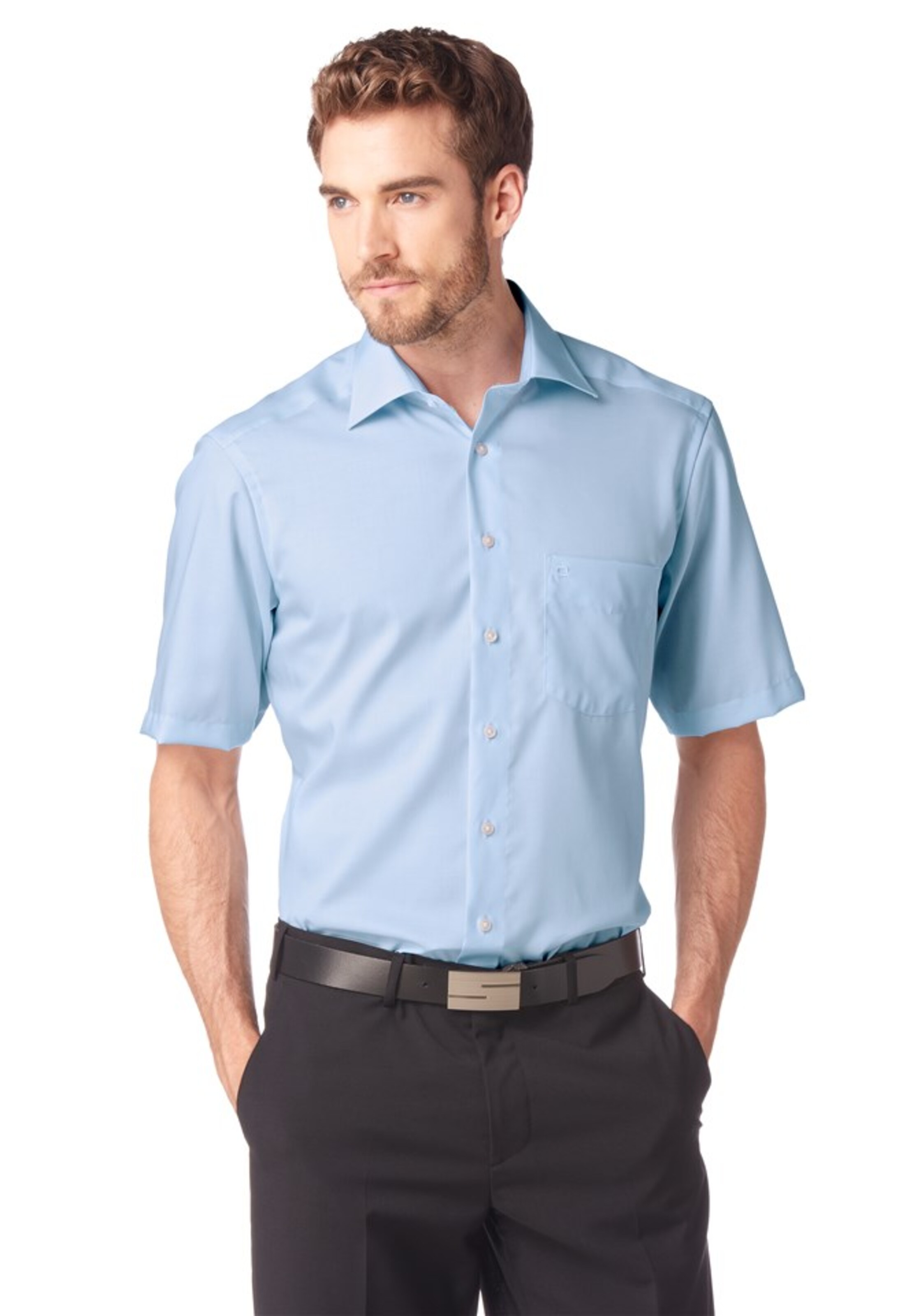 OLYMP Hemd 'Luxor' in Blau: Vorderseite