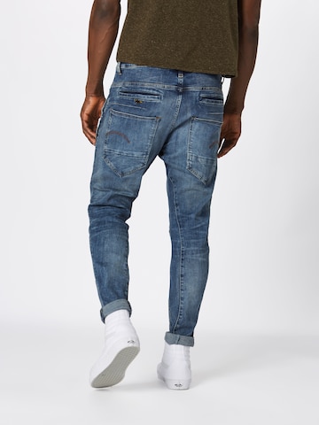 G-Star RAW Slimfit Jeans 'D-Staq 3D' i blå: baksida