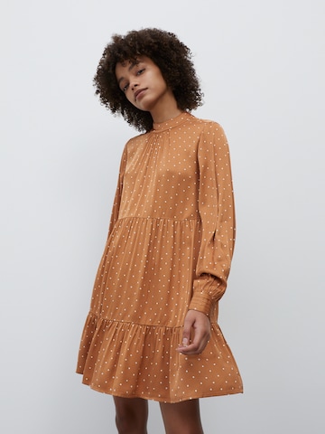 Robe 'Giselle' EDITED en marron : devant