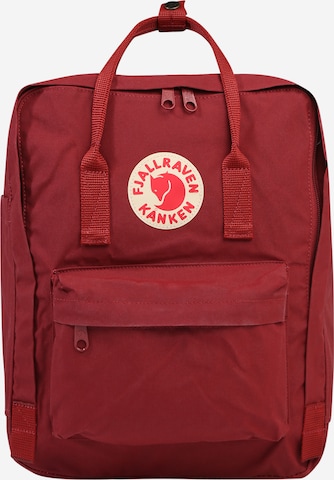 Fjällräven Backpack 'Kånken' in Red: front
