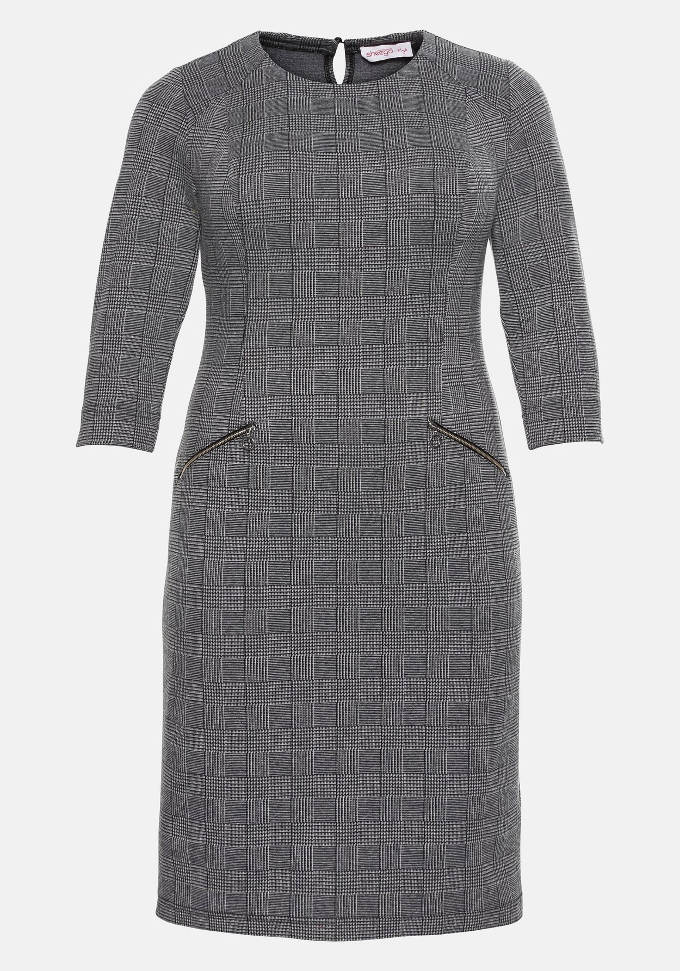 SHEEGO - Etuikleid in grau