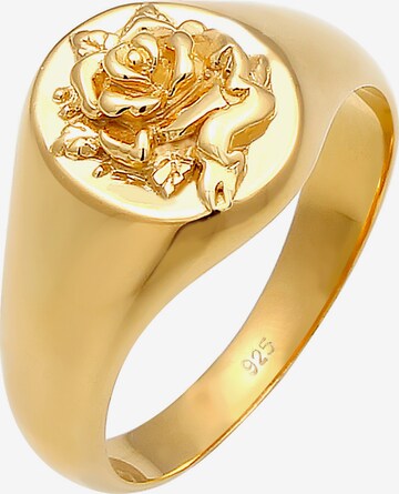 ELLI Ring 'Rose' in Gold: front
