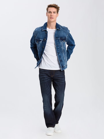 Cross Jeans Loosefit Straight Leg Jeans 'Antonio' in Blau