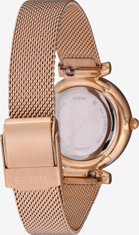 FOSSIL Uhr in Gold: zadná strana