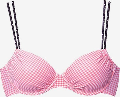 rózsaszín / fekete / fehér BUFFALO Bikini felső 'Florida', Termék nézet