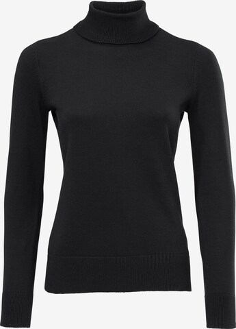 Pull-over heine en noir : devant