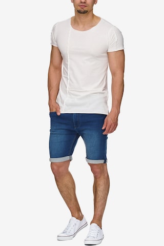 INDICODE JEANS Slimfit Broek ' Kadin Shorts ' in Blauw