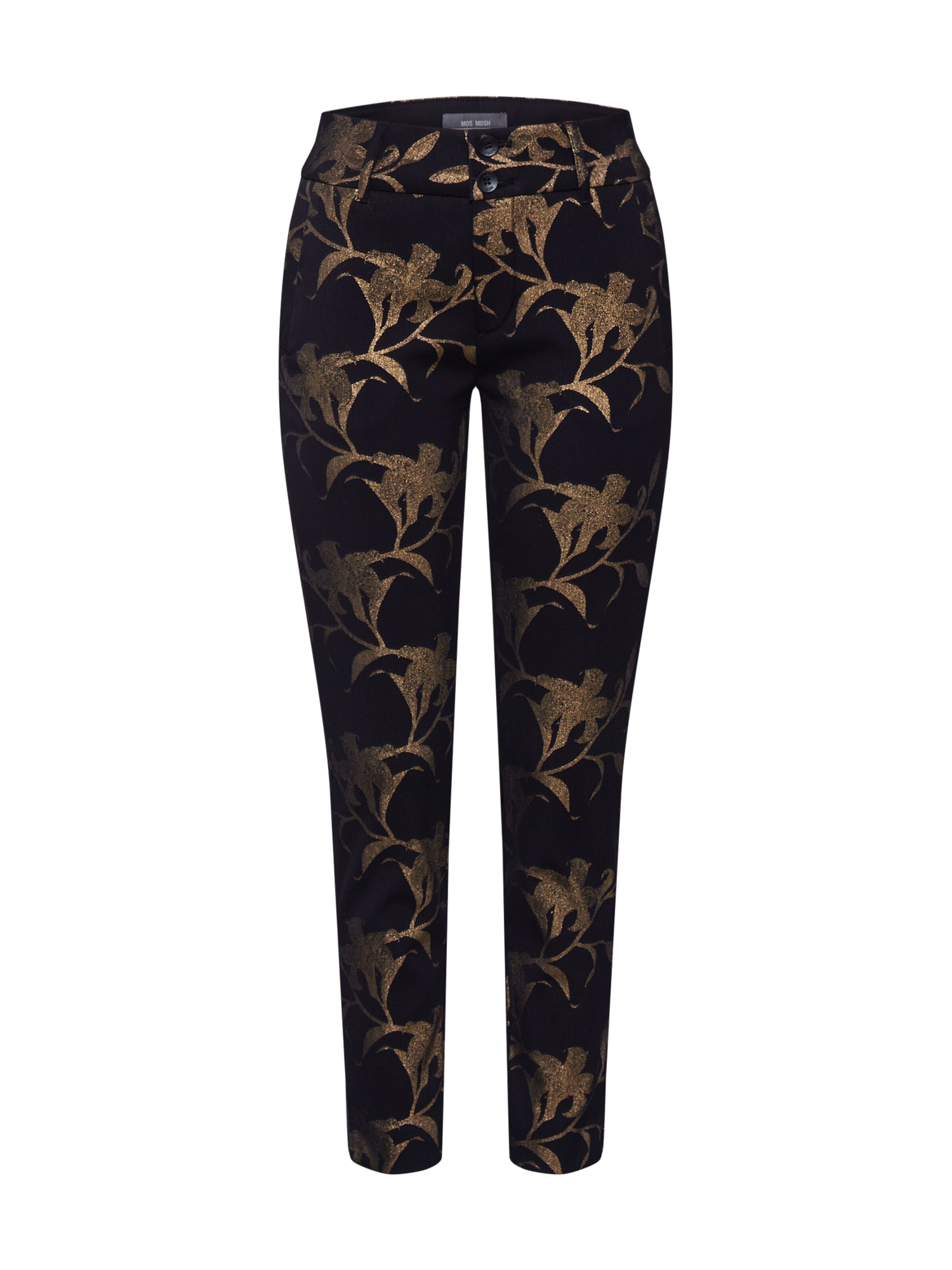 MOS MOSH Chino nohavice 'Tuxen Gold' - zlatá / zmiešané farby: Pohľad spredu