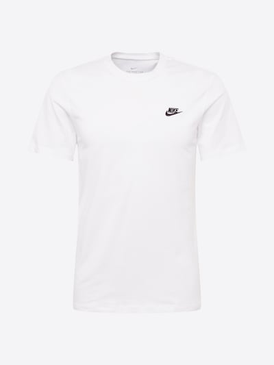 Nike Sportswear Paita 'Club' värissä musta / valkoinen, Tuotenäkymä