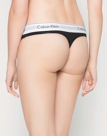 Calvin Klein Underwear String in Schwarz