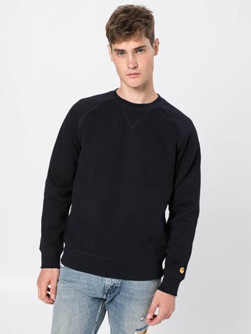 Carhartt WIP Sweatshirt 'Chase' in Blau: predná strana