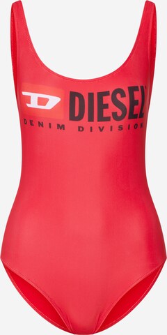 Bustier Maillot de bain 'BFSW-FLAMNEW' DIESEL en rouge : devant