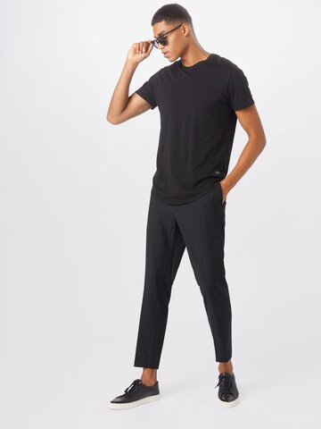 Regular Pantaloni cu dungă de la BURTON MENSWEAR LONDON pe negru