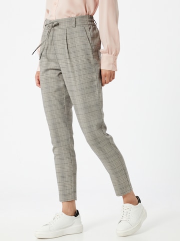 Coupe slim Pantalon à pince 'Poptrash' ONLY en gris : devant