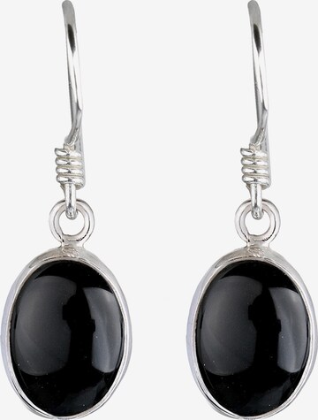 Boucles d'oreilles ELLI en noir : devant