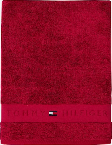 TOMMY HILFIGER Shower Towel 'Legend' in Red: front