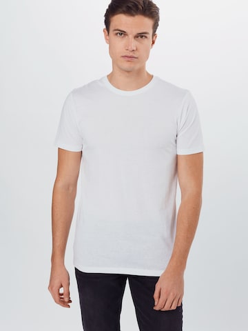 !Solid Regular Fit Shirt 'Rock' in Weiß: predná strana