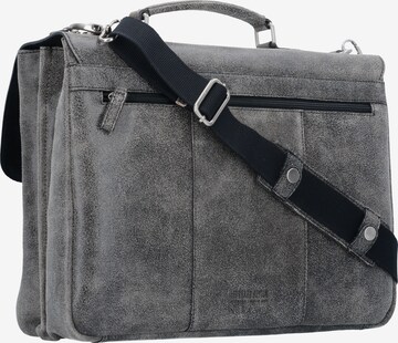 LEONHARD HEYDEN Document Bag 'Boston' in Grey