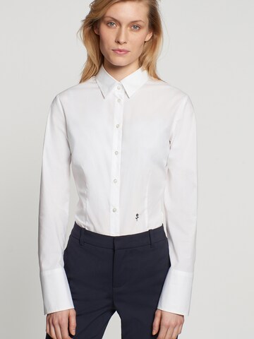 SEIDENSTICKER Blouse in Wit: voorkant