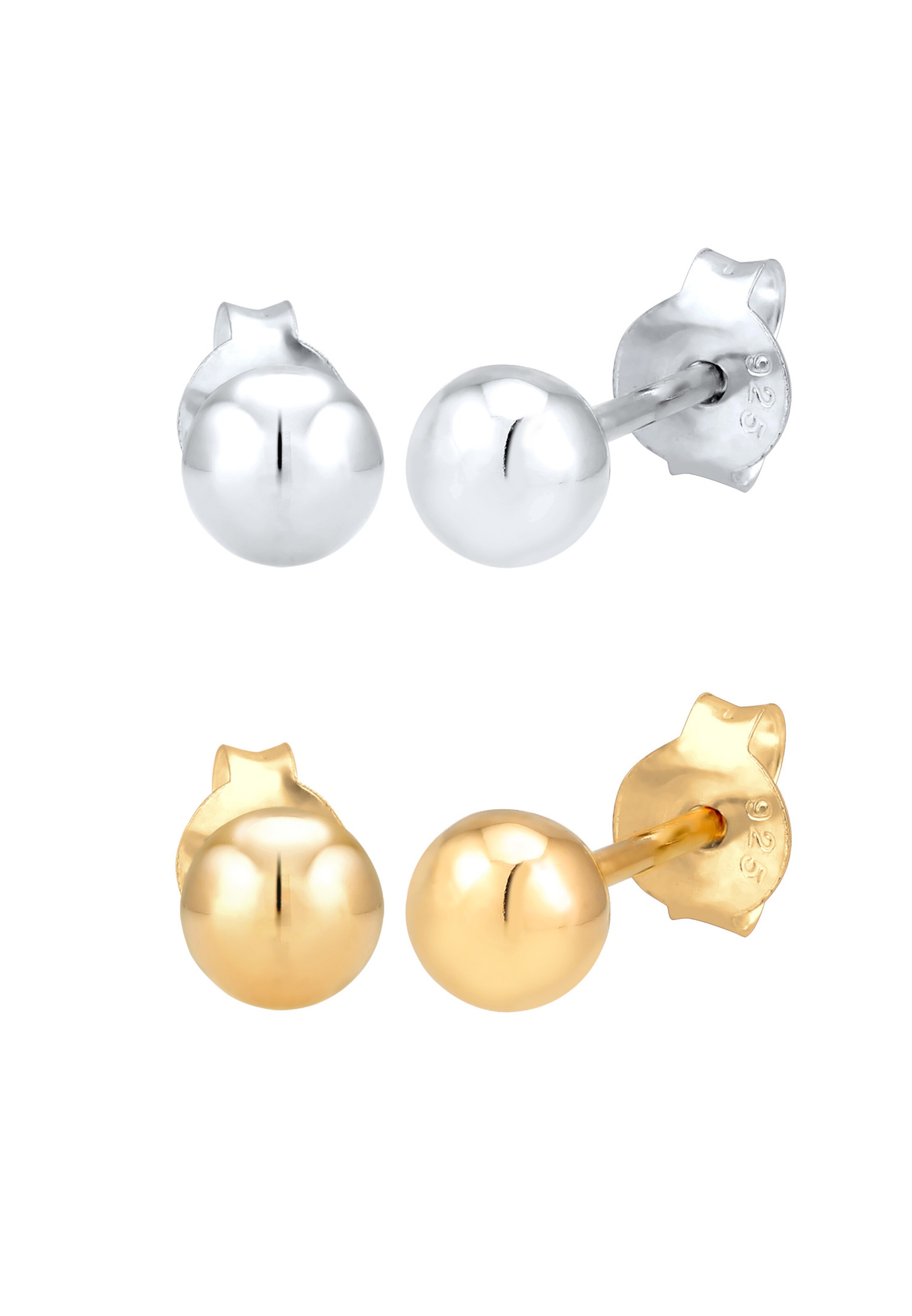 ELLI Earrings 'Geo' in Gold: front