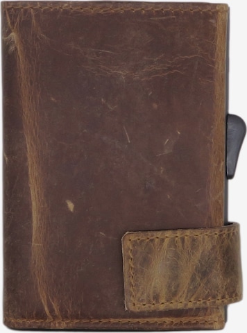 SecWal Wallet in Brown: front