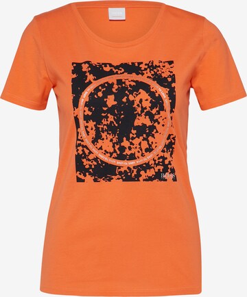 BOSS Orange Μπλουζάκι 'Tecircle' σε πορτοκαλί: μπροστά
