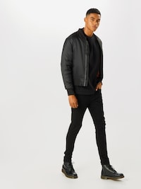 LEVI'S Jeans 'SKINNY TAPER' in zwart