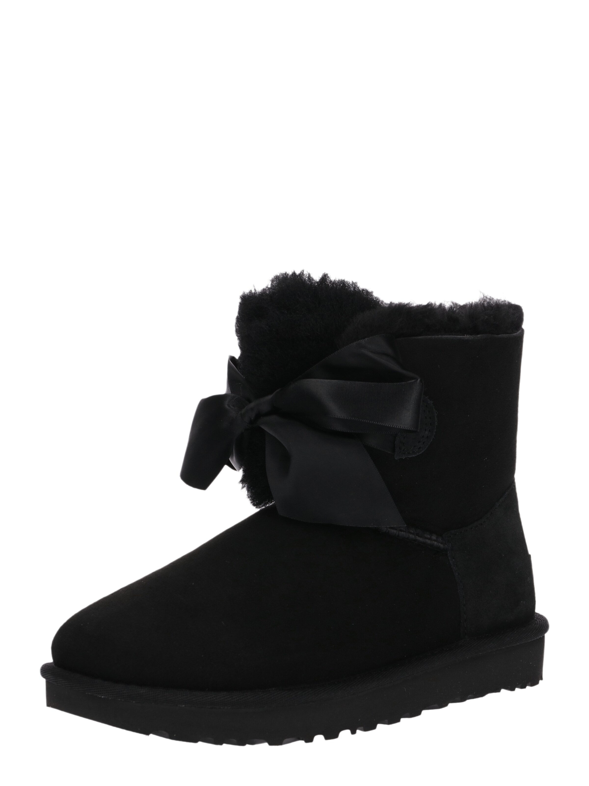 UGG - Snowboots 'Gita Bow Mini' in de kleur Zwart