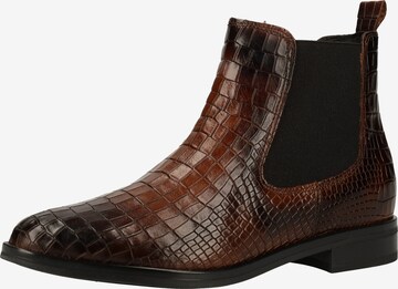 Gino Rossi Chelsea boots in Bruin: voorkant