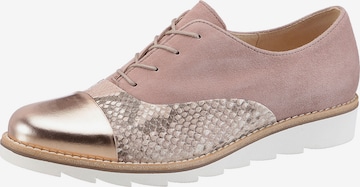 GABOR Lace-Up Shoes in Pink: front