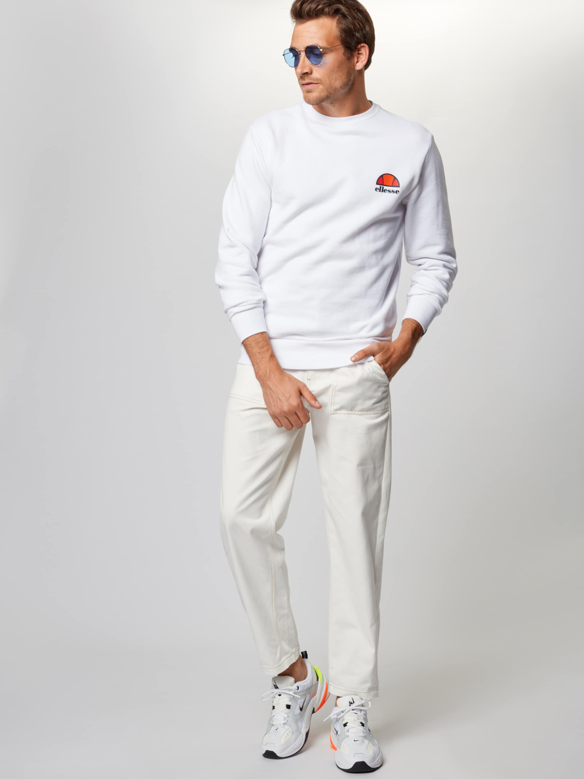 Vêtements Sweat-shirt DIVERIA ELLESSE en Blanc 