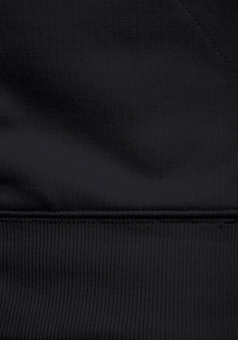 BENCH Bluza rozpinana w kolorze czarny