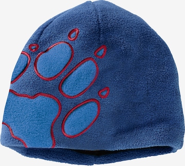 JACK WOLFSKIN Athletic Hat 'FRONT PAW' in Blue: front