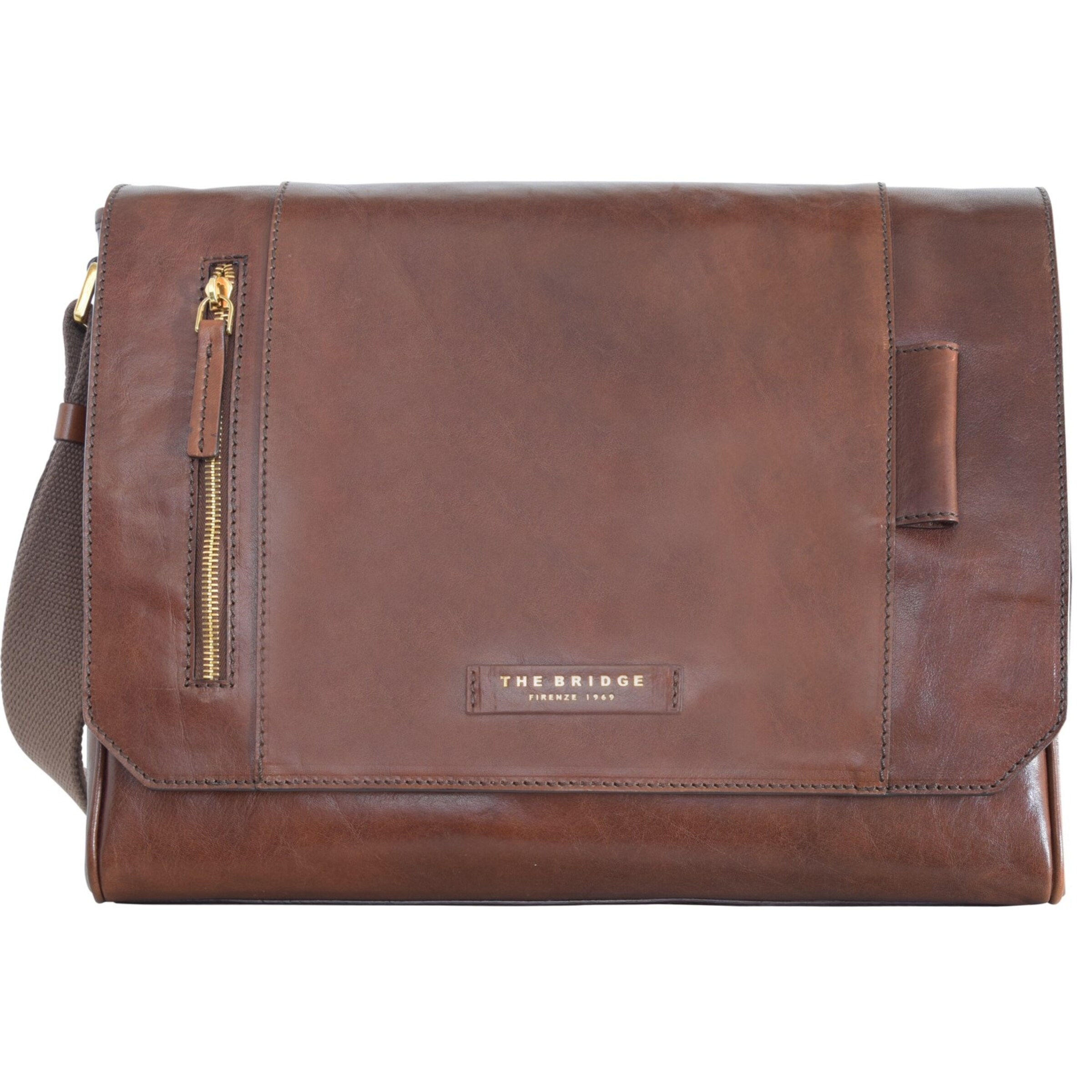 The Bridge - Schoudertas in de kleur Kastanjebruin