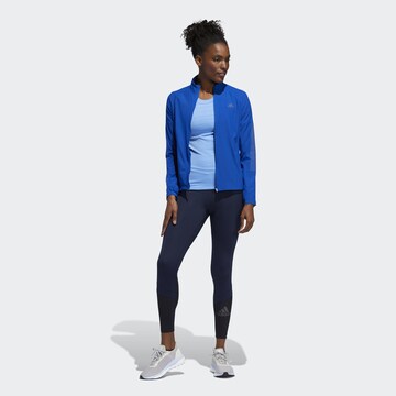 ADIDAS PERFORMANCE Skinny Sportbroek 'How We Do' in Blauw