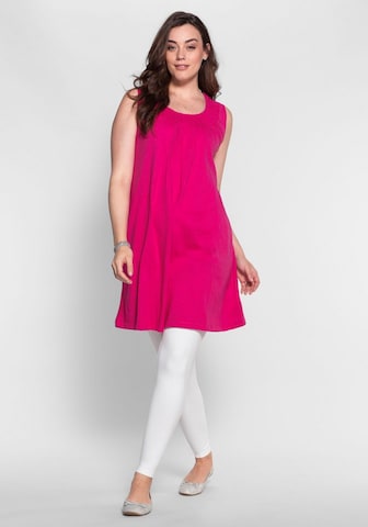 SHEEGO Dress in Pink: front