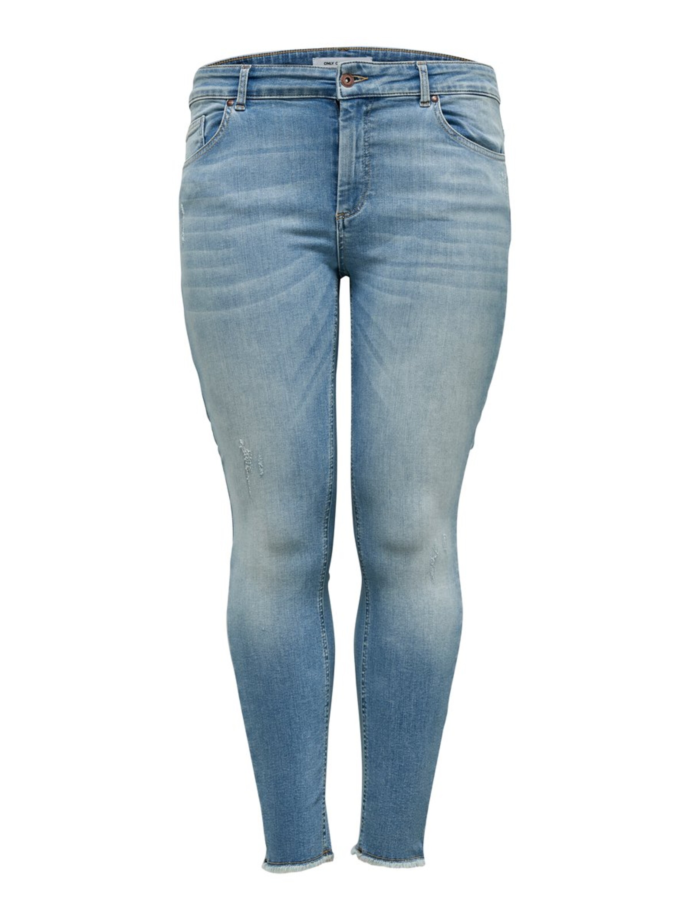 ONLY Carmakoma - Jeans in de kleur Blauw denim