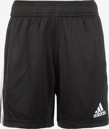 ADIDAS PERFORMANCE Loosefit Sportbroek 'Tiro' in Zwart: voorkant