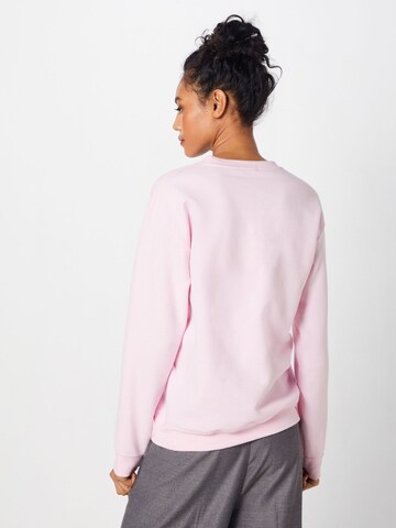Boohoo - Sweatshirt 'Dear Santa Christmas' em rosa: atrás