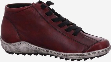 REMONTE - Botines con cordones en rojo