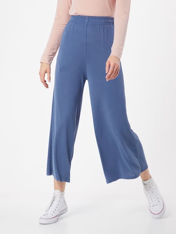 Urban Classics Wide leg Trousers in Blue: front