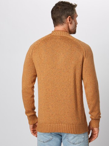 Pull-over 'CLIVE' JACK & JONES en marron : derrière