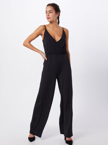 IVYREVEL - Jumpsuit 'Shiny' en negro: frente