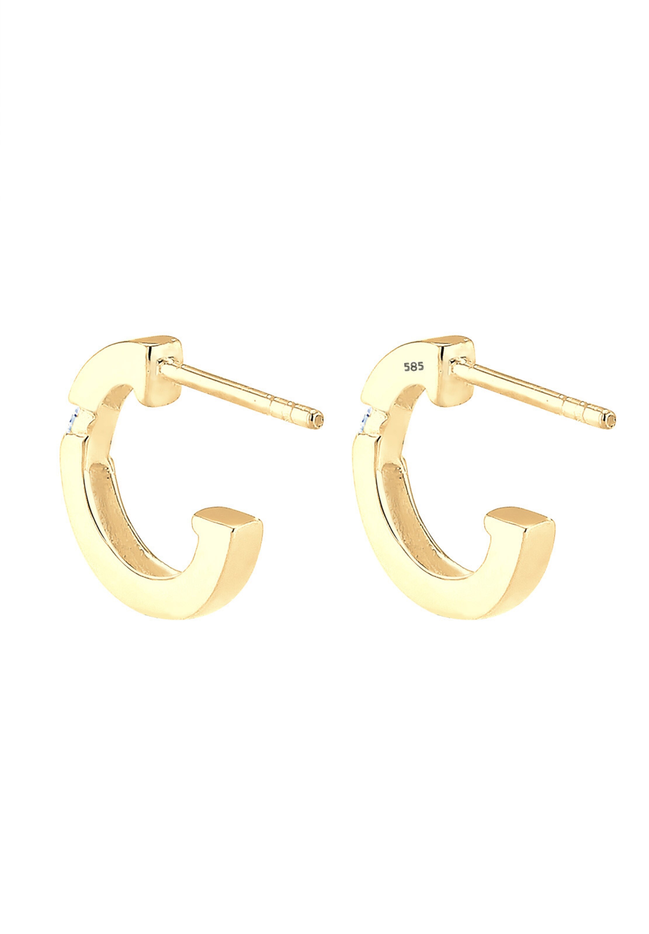 Elli DIAMONDS Oorbellen in Goud