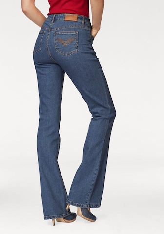 ARIZONA Bootcut Jeans in Blau